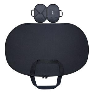 7061 Masonic Chain Collar Case Black with Black Lining Soft Padded